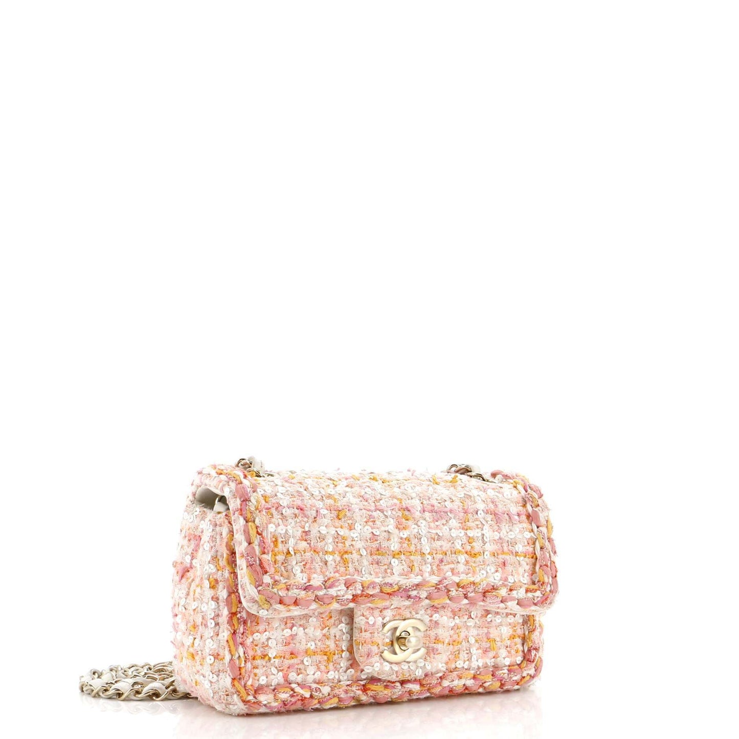 未使用CHANELツイードショルダーバッグ