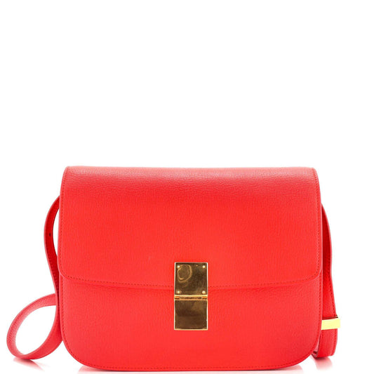 Celine Classic Box Bag Grainy Leather Medium