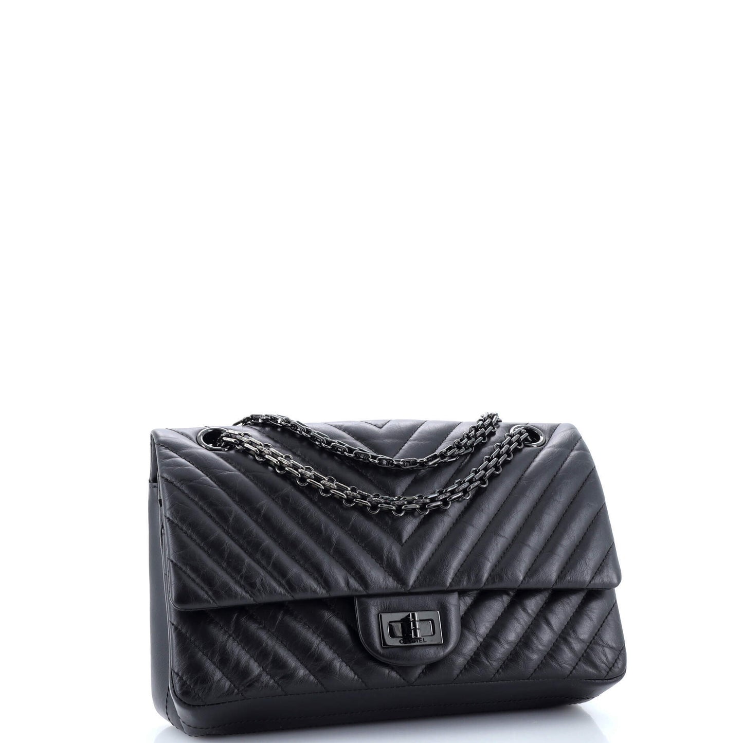 【希少！SO BLACK】CHANELショルダーバッグ