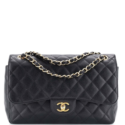 CHANELキャビアスキン ショルダーバッグ