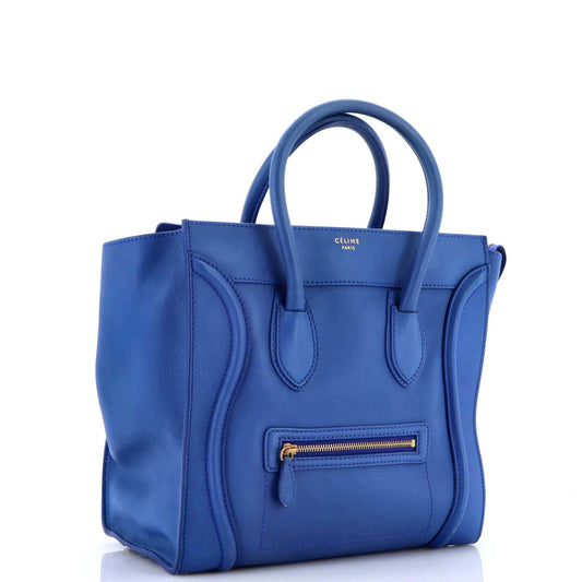 Celine Luggage Bag Smooth Leather Mini