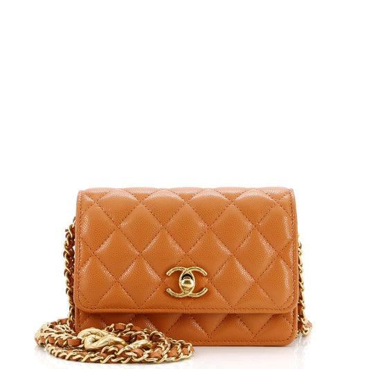 CHANELウォレットオンチェーン キャビア
