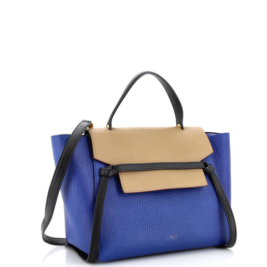 Celine Bicolor Belt Bag Leather Mini