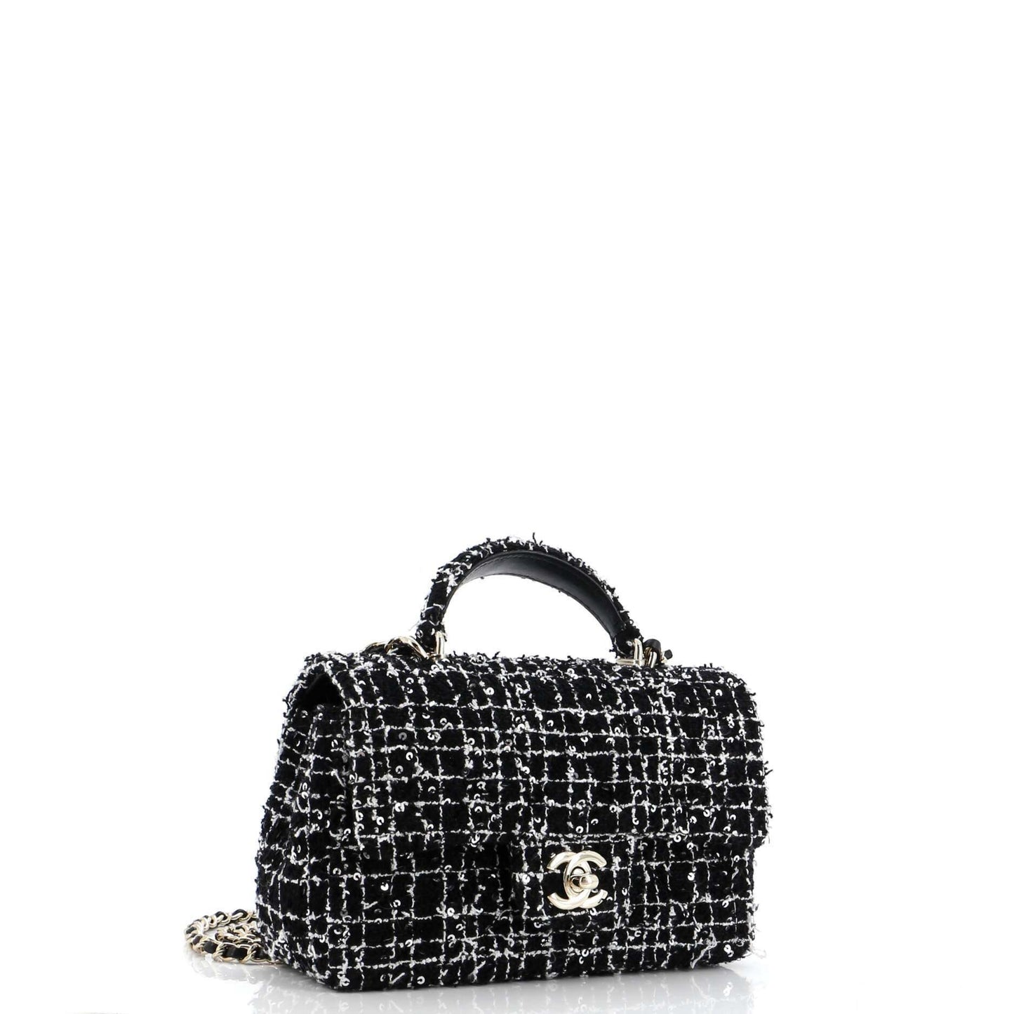 CHANEL ミニ ツイード ショルダーバッグ