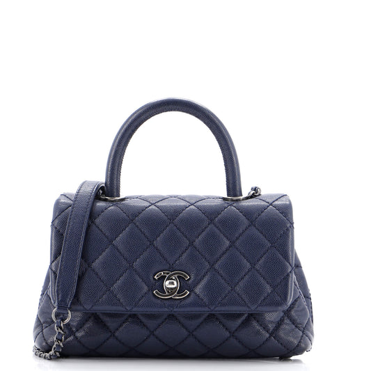 CHANEL キャビアスキン ココハンドル
