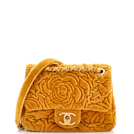 ミニ CHANEL カメリア ベルベット