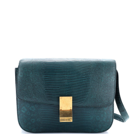Celine Classic Box Bag Lizard Medium