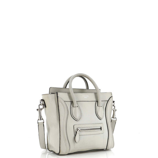 Celine Luggage Bag Grainy Leather Nano
